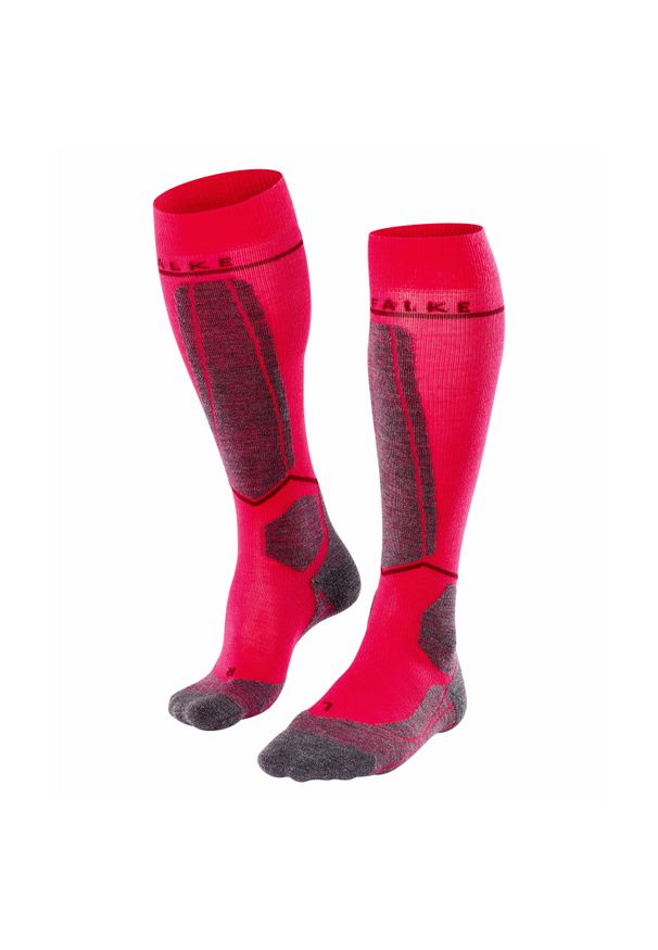 Podkolanówki damskie Falke SK4 Energizer. Kolor: czerwony, wielokolorowy, różowy. Sport: narciarstwo