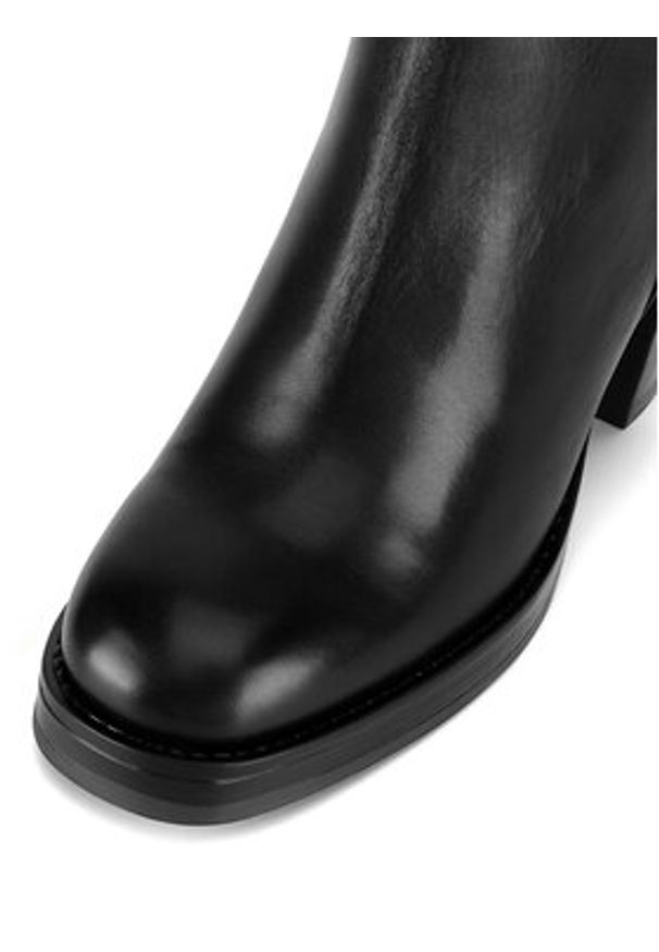 Lasocki Botki RST-TOP-03 Czarny. Kolor: czarny. Materiał: skóra