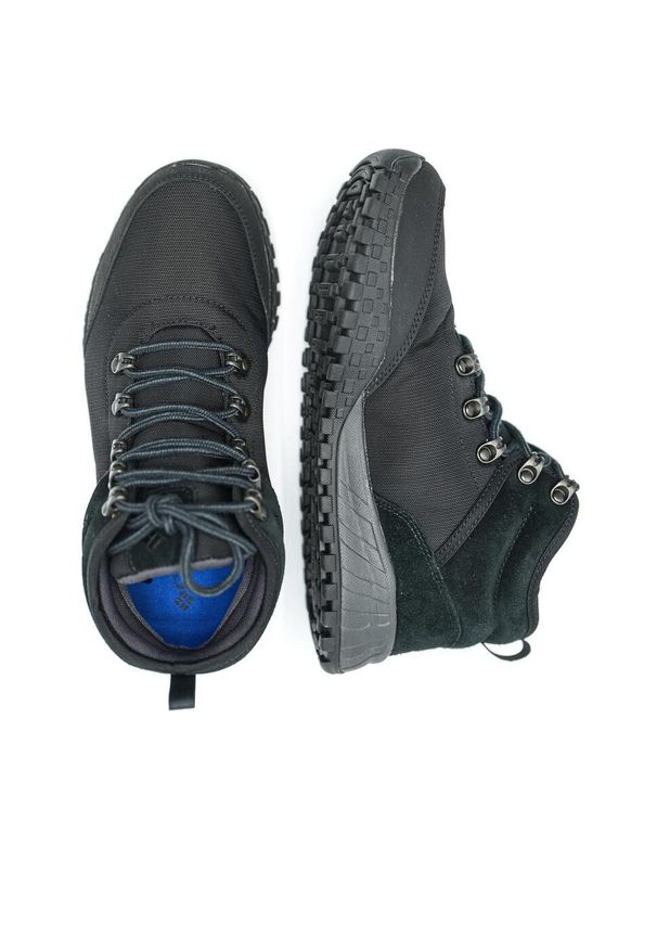 columbia - Buty trekkingowe męskie Columbia Fairbanks Mid. Zapięcie: sznurówki. Kolor: czarny, wielokolorowy. Materiał: syntetyk, tkanina, skóra, materiał. Szerokość cholewki: normalna. Sport: turystyka piesza