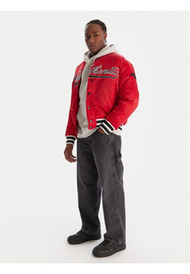 Kappa Kurtka bomber Olao 38223CW Czerwony Regular Fit. Kolor: czerwony. Materiał: syntetyk