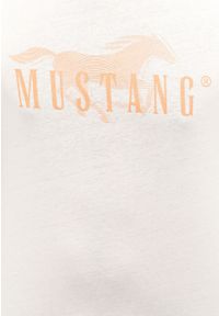 Mustang - MUSTANG MĘSKI T-SHIRT LOGO AUSTIN WHISPER WHITE 1014928 2013 #4