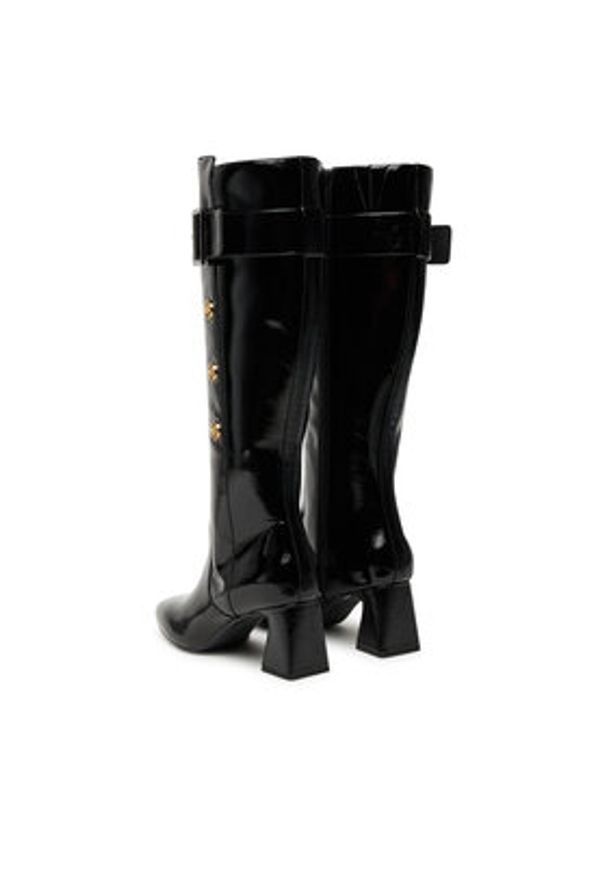 Karl Lagerfeld - KARL LAGERFELD Kozaki KL31475A Czarny. Kolor: czarny. Materiał: skóra