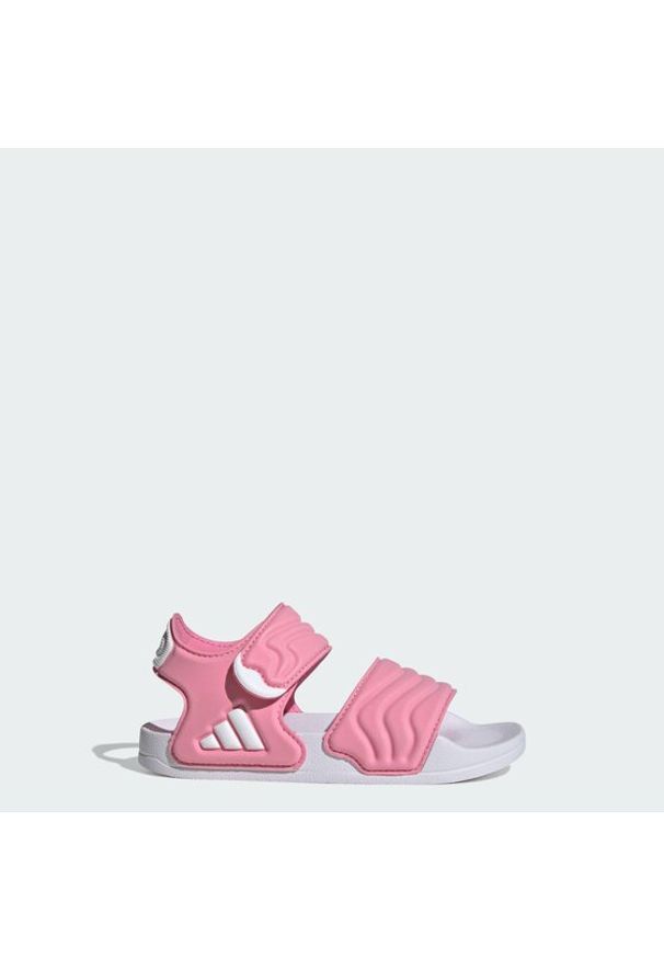 Adidas - adidas Sandały adilette Sandal 3 JS2518 Różowy. Kolor: różowy. Materiał: syntetyk