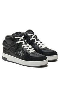 Calvin Klein Jeans Sneakersy Basket Cupsole High Mix Ml Mtr YW0YW01489 Czarny. Kolor: czarny. Materiał: skóra #3