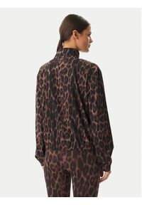 Adidas - adidas Bluza Workout Essentials Leopard Woven KD7612 Brązowy Regular Fit. Kolor: brązowy. Materiał: syntetyk #3