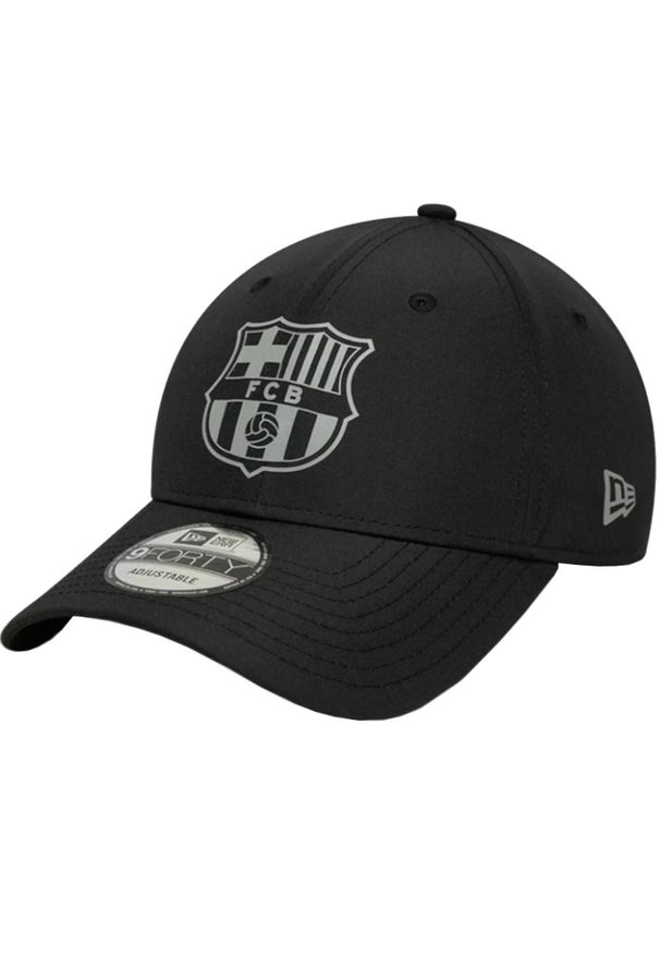 New Era - Czapka z daszkiem męska Core 9Forty FC Barcelona Cap. Kolor: czarny. Materiał: poliester