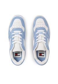 Tommy Jeans Sneakersy Tjw Retro Basket Washed Suede EN0EN02486 Granatowy. Kolor: niebieski