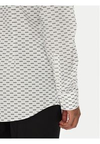 Hugo - HUGO Koszula Kenno 50544929 Biały Slim Fit. Kolor: biały. Materiał: bawełna #4