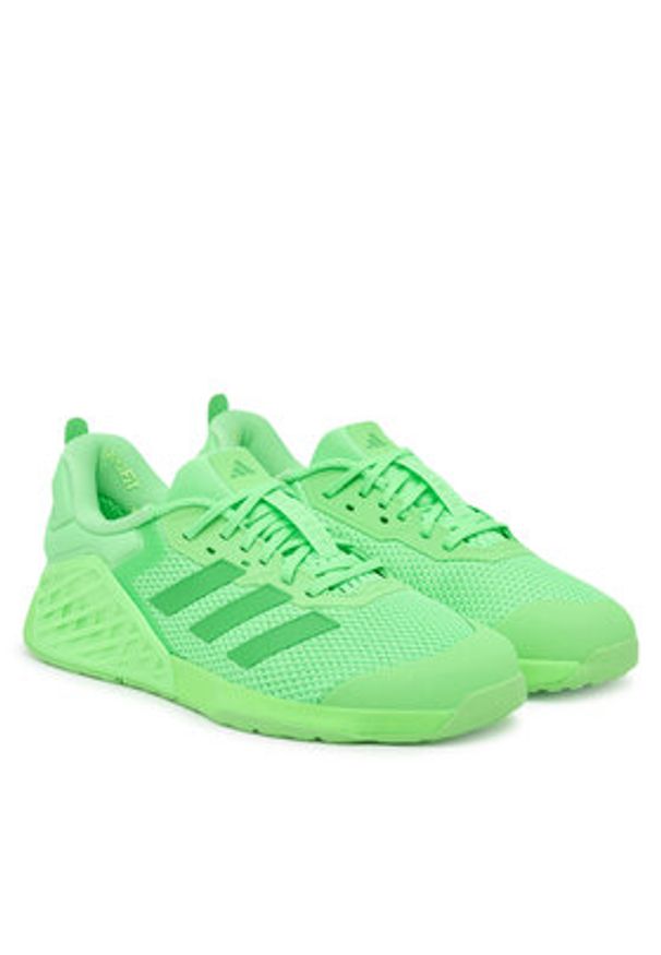 Adidas - adidas Buty na siłownię Dropset 3 strength training JR1666 Zielony. Kolor: zielony. Materiał: materiał. Sport: fitness