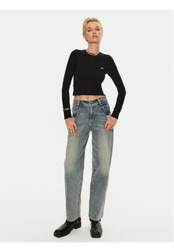 Miss Sixty Bluzka 6L3SJ3890000 Czarny Regular Fit. Kolor: czarny. Materiał: bawełna