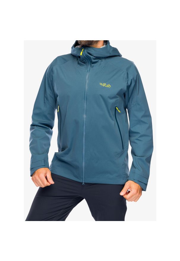 Kurtka przeciwdeszczowa męska Rab Kinetic Alpine 2.0 Jacket. Kolor: zielony