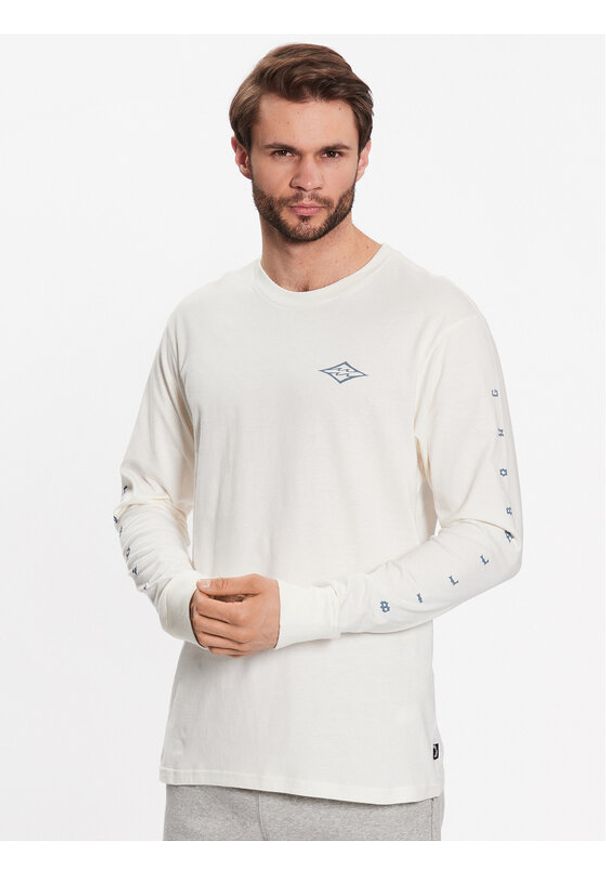 Billabong Longsleeve Unity ABYZT01718 Biały Regular Fit. Kolor: biały. Materiał: bawełna. Długość rękawa: długi rękaw