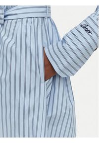 BOSS Sukienka koszulowa C_Delegant_3 50561950 Niebieski Regular Fit. Kolor: niebieski. Materiał: bawełna. Typ sukienki: koszulowe #4