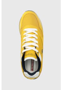 U.S. Polo Assn. sneakersy kolor żółty. Nosek buta: okrągły. Zapięcie: sznurówki. Kolor: żółty. Materiał: guma #3
