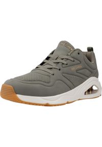 skechers - Tenisówki Skechers Model Tres-air Uno - Ah - Kolor Zielony. Kolor: zielony. Materiał: syntetyk, tkanina