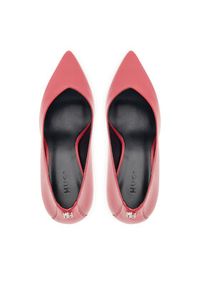 Hugo - HUGO Szpilki Katniss 50552669 Bordowy. Kolor: czerwony. Materiał: skóra. Obcas: na szpilce #2