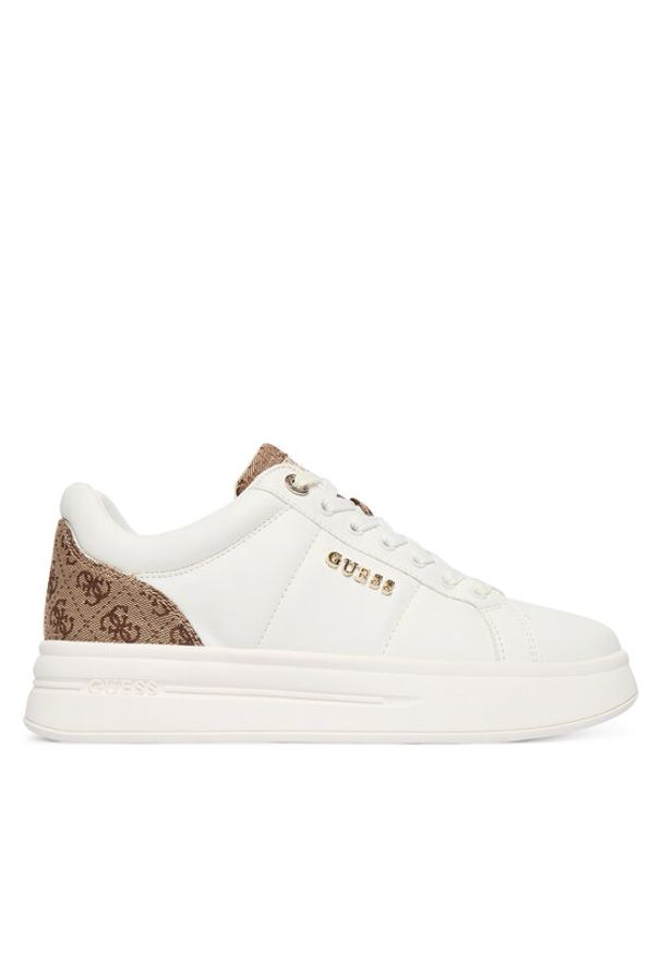 Guess Sneakersy FLFWLL FAL12 Biały. Kolor: biały. Materiał: skóra