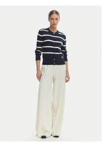 TOMMY HILFIGER - Tommy Hilfiger Kardigan WW0WW49617 Granatowy Regular Fit. Kolor: niebieski. Materiał: bawełna #4