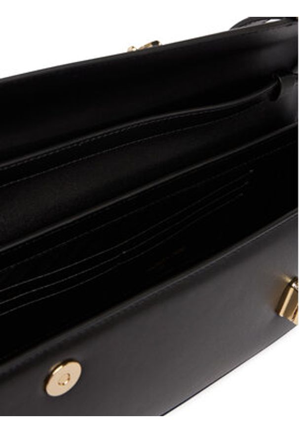 Patrizia Pepe Torebka 8B0327/L061 Czarny. Kolor: czarny. Materiał: skórzane