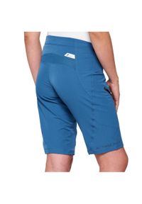 Szorty damskie 100% airmatic. Kolor: niebieski. Materiał: poliester. Sport: kolarstwo