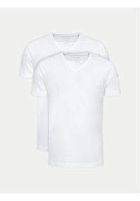 Pierre Cardin Komplet 2 t-shirtów 29991.000.9000 Biały Modern Fit. Kolor: biały. Materiał: bawełna