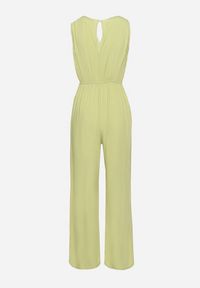 Born2be - Jasnozielony Kombinezon Hame. Kolor: zielony. Materiał: wiskoza. Długość rękawa: na ramiączkach. Długość: długie. Styl: elegancki #6