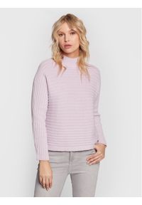 Comma Sweter 2121754 Różowy Relaxed Fit. Kolor: różowy. Materiał: bawełna #1