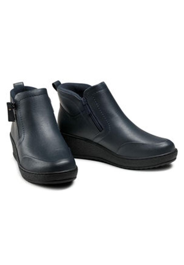 Clara Barson Botki WYL1877-5 Granatowy. Kolor: niebieski. Materiał: skóra