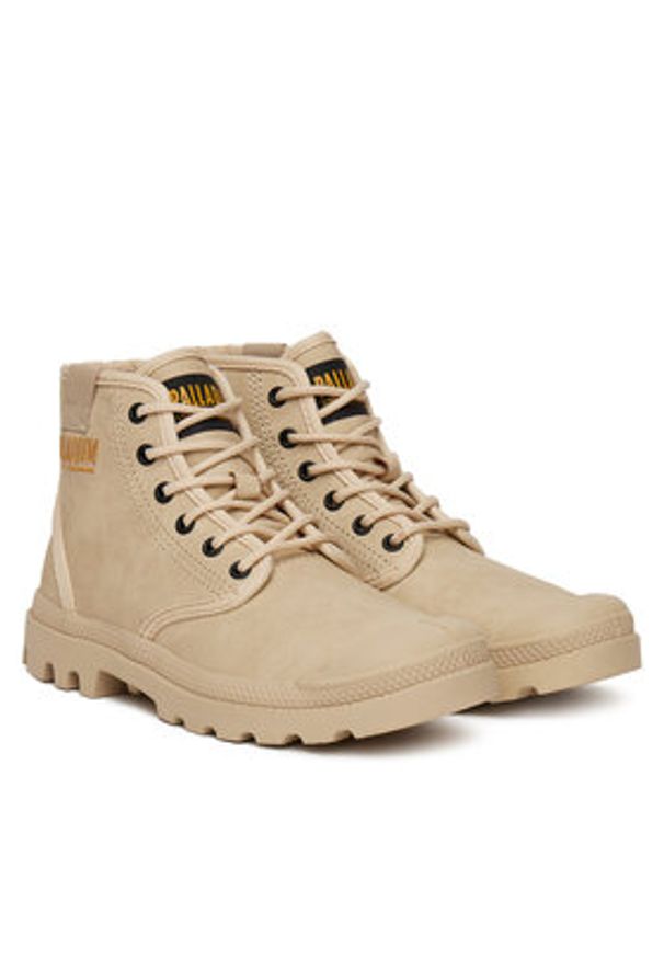 Palladium Trapery Pampa Hi Coated 74375-210-M Beżowy. Kolor: beżowy