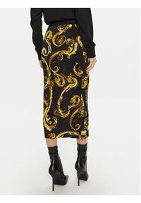 Versace Jeans Couture Spódnica midi 77HAE8B6 Czarny Regular Fit. Kolor: czarny. Materiał: wiskoza