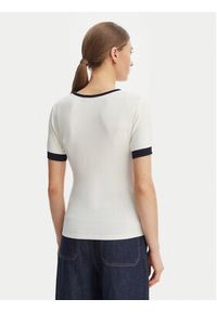 Rinascimento Bluzka CFM0012253003 Biały Slim Fit. Kolor: biały. Materiał: syntetyk #3