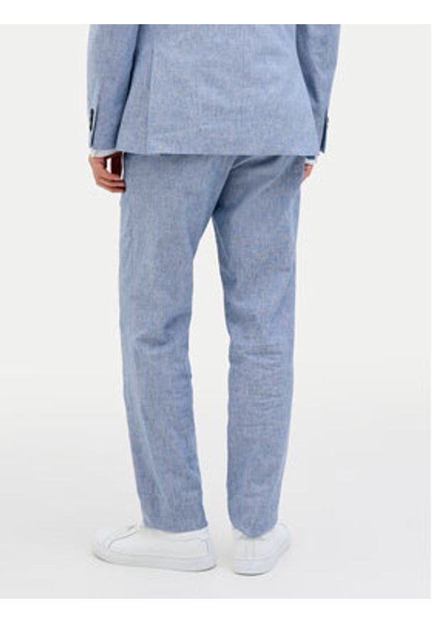 Jack & Jones Chinosy Riviera 12228724 Błękitny Slim Fit. Kolor: niebieski. Materiał: bawełna