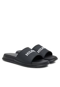 TOMMY HILFIGER - Tommy Hilfiger Klapki FM0FM05430 Czarny. Kolor: czarny. Materiał: skóra #6