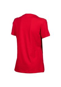 Koszulka damska Arena Team T-Shirt Panel. Kolor: czerwony. Materiał: bawełna. Sport: fitness