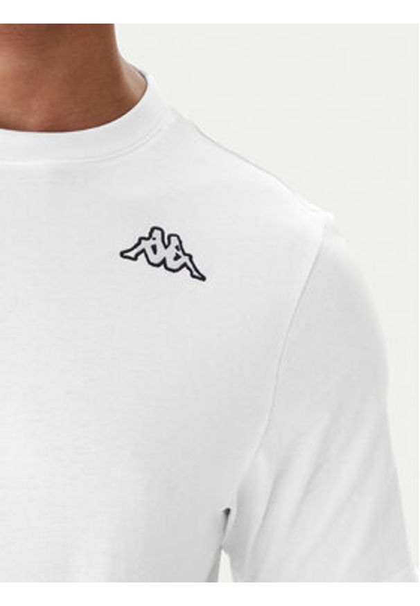 Kappa Komplet t-shirtów Logo Sylvo 322562W Biały Regular Fit. Kolor: biały. Materiał: bawełna