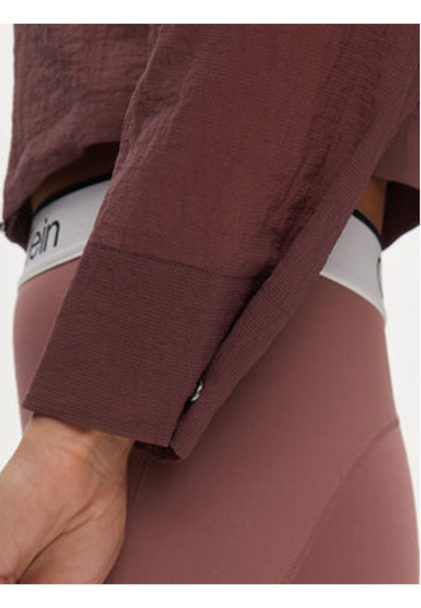 Calvin Klein Performance Wiatrówka 00GWS4O516 Różowy Relaxed Fit. Kolor: różowy. Materiał: syntetyk