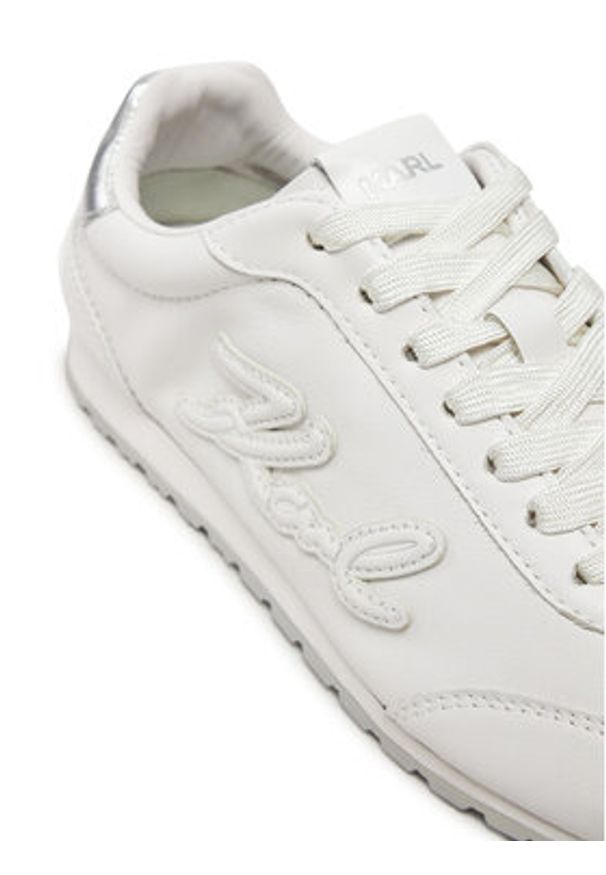 Karl Lagerfeld - KARL LAGERFELD Sneakersy Venus KL65911A Biały. Kolor: biały. Materiał: skóra