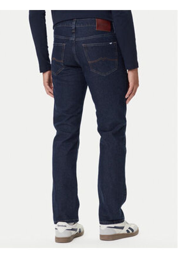 Mustang Jeansy Tramper 1016838 Granatowy Straight Fit. Kolor: niebieski