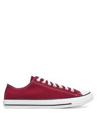 Converse Trampki Chuck Taylor All Star OX M9691 M Bordowy. Kolor: czerwony. Materiał: materiał