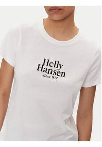 Helly Hansen T-Shirt W Core Graphic T-Shirt 54080 Biały Regular Fit. Kolor: biały. Materiał: bawełna #5