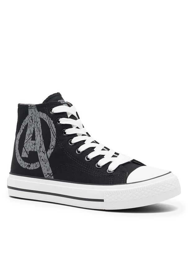 Trampki Marvel. Kolor: czarny. Wzór: motyw z bajki