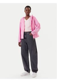 Tommy Jeans Wiatrówka DW0DW21188 Różowy Regular Fit. Kolor: różowy. Materiał: syntetyk #3