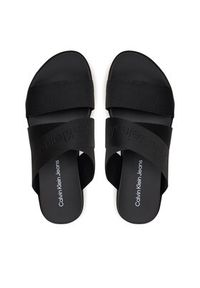 Calvin Klein Jeans Klapki Flatform Sandal Webbing In Mr YW0YW01361 Czarny. Kolor: czarny #4