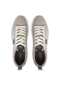 Hugo - HUGO Sneakersy Morrie 50548503 Szary. Kolor: szary. Materiał: skóra #3
