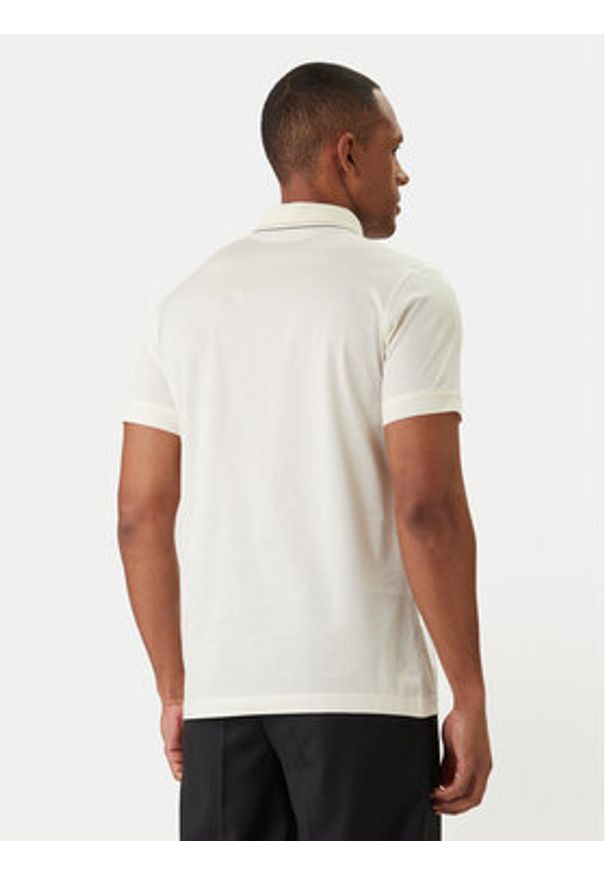 Karl Lagerfeld - KARL LAGERFELD Polo 745002 562200 Écru Regular Fit. Typ kołnierza: polo. Materiał: bawełna