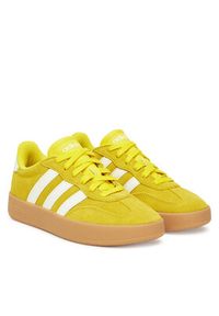 Adidas - adidas Sneakersy Barreda JR1201 Żółty. Kolor: żółty. Materiał: zamsz, skóra