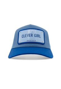 John Hatter & Co - John Hatter Bejsbolówka "Clever Girl" | Clever Girl | Kobieta | Niebieski. Kolor: niebieski. Materiał: bawełna, poliester. Wzór: napisy #6
