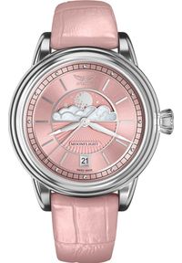 AVIATOR - Zegarek Aviator Zegarek damski Aviator V.1.33.0.257.4 różowy. Kolor: różowy #1