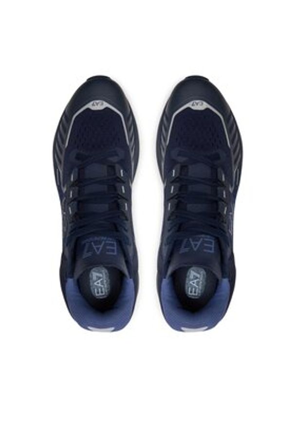 EA7 Emporio Armani Sneakersy X8X094 XK239 T503 Granatowy. Kolor: niebieski. Materiał: materiał