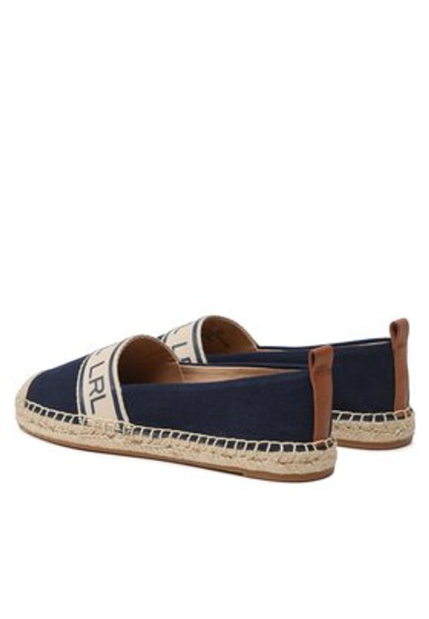 Lauren Ralph Lauren Espadryle Caylee II 802891448001 Granatowy. Kolor: niebieski. Materiał: materiał